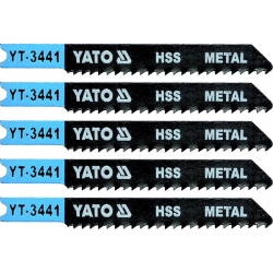 Brzeszczoty do wyrzynarek TYP U HSS do metalu 12 TPI 5szt.